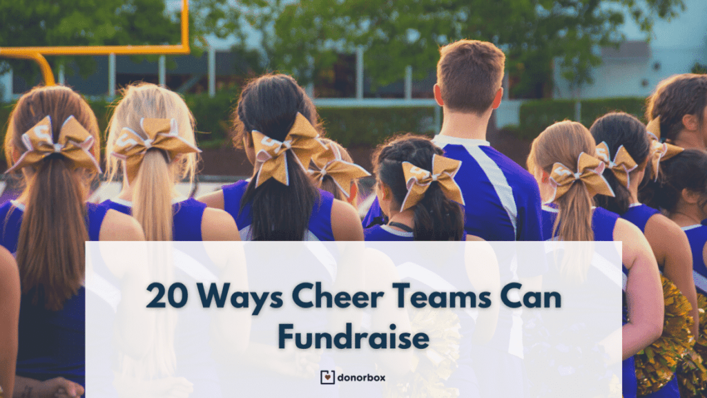20 Unique Cheerleading Fundraising Ideas
