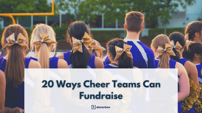 20 Cheerleading Fundraising Ideas To Boost Team Spirit And Funds