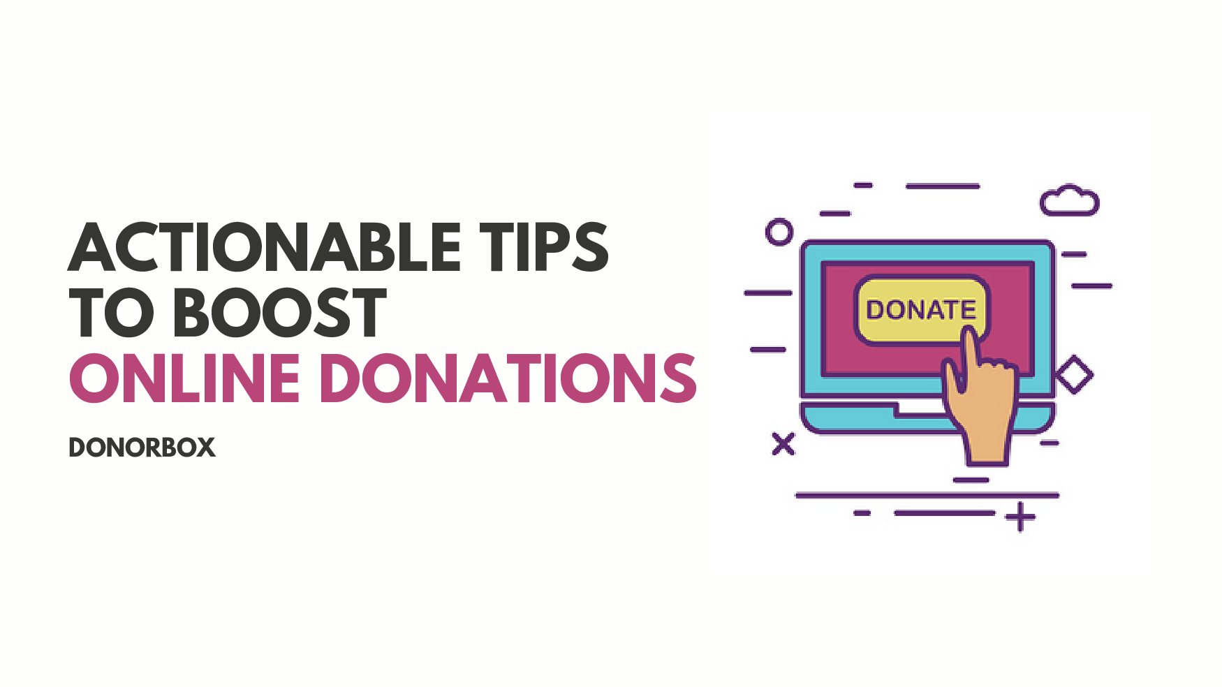 tips to boost online donations