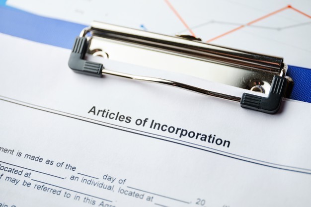 Articles of Incorporation for 501c6