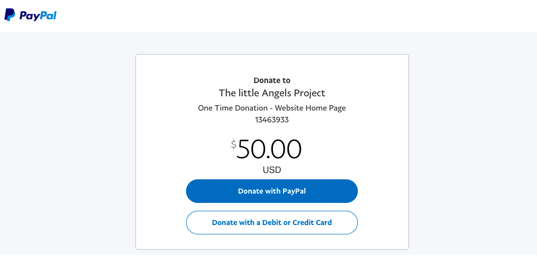 paypal donation fee