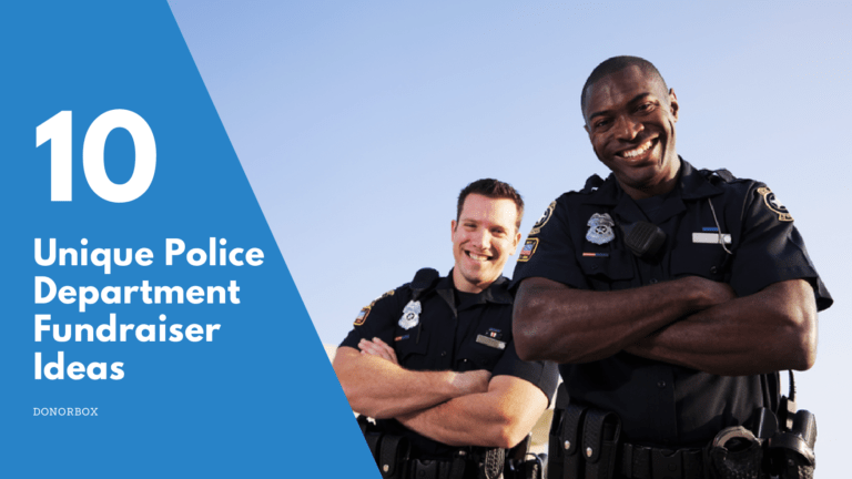 10 Unique Police Department Fundraiser Ideas | Donorbox