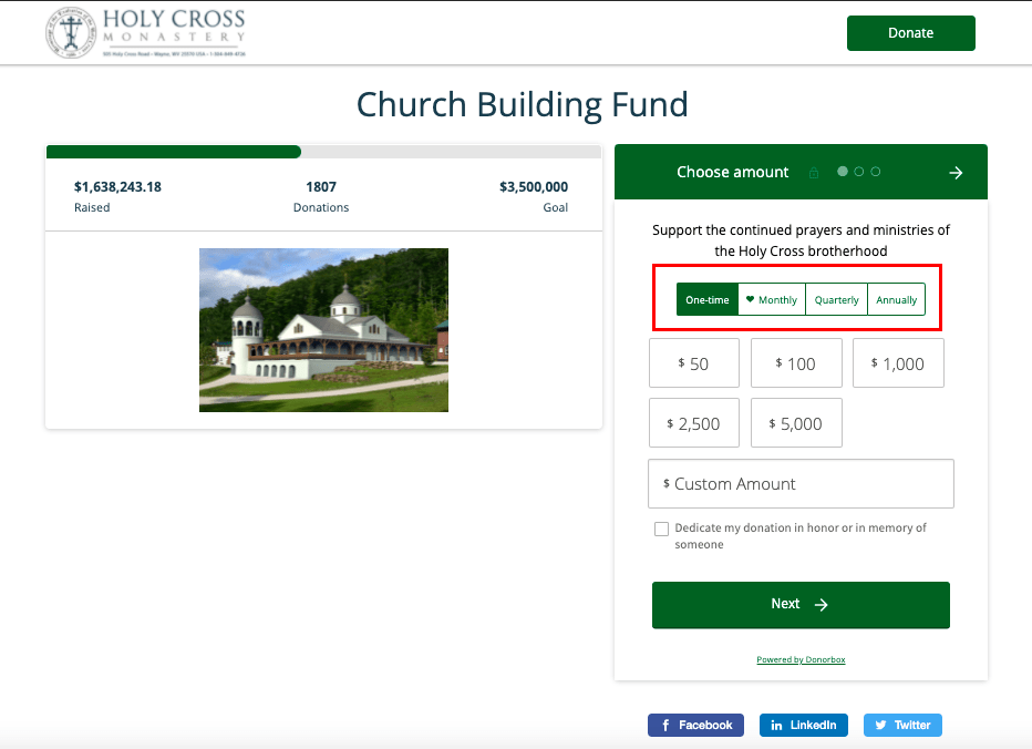 online giving for churches