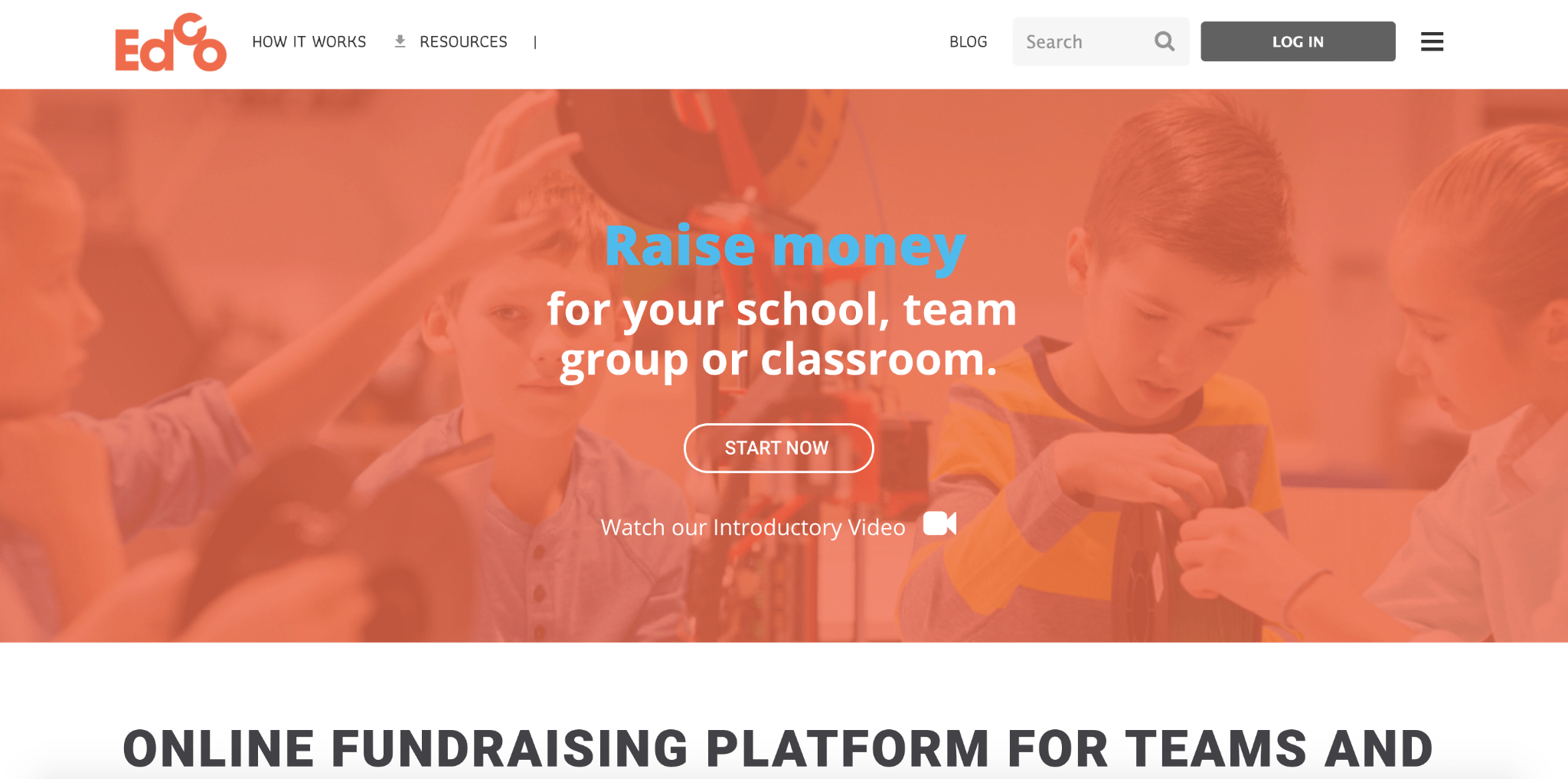 Fundraising websites