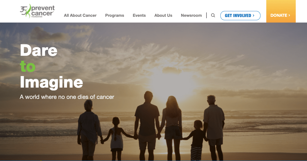 list of cancer charities