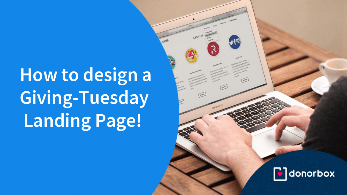 giving tuesday landing page