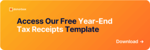 year end tax receipt template