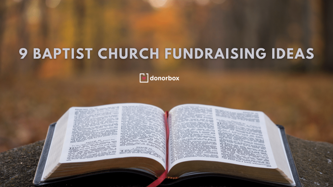 baptist church fundraising ideas