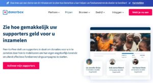 donorbox peer to peer pagina