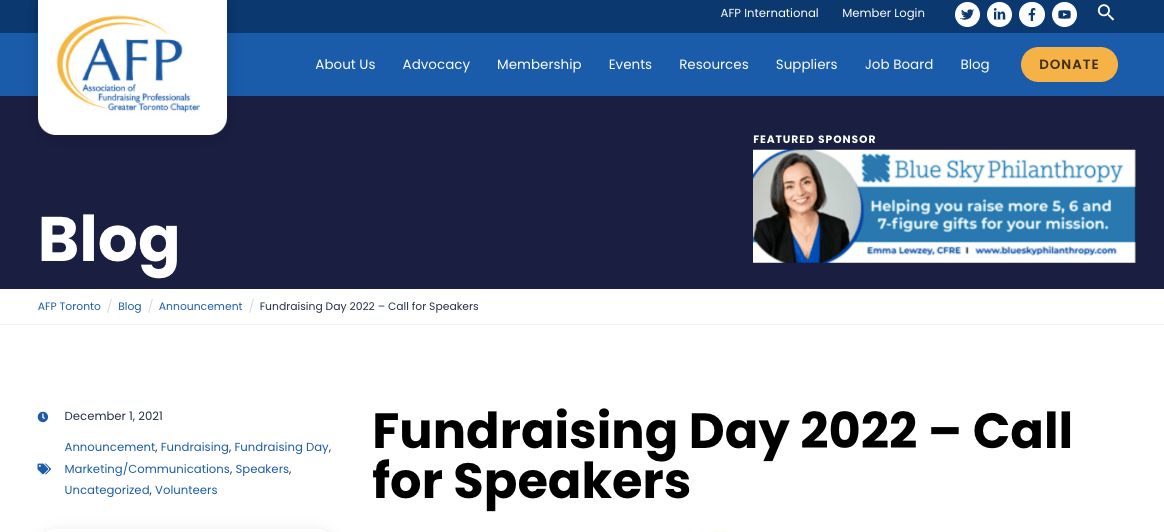 fundraising conference 2022
