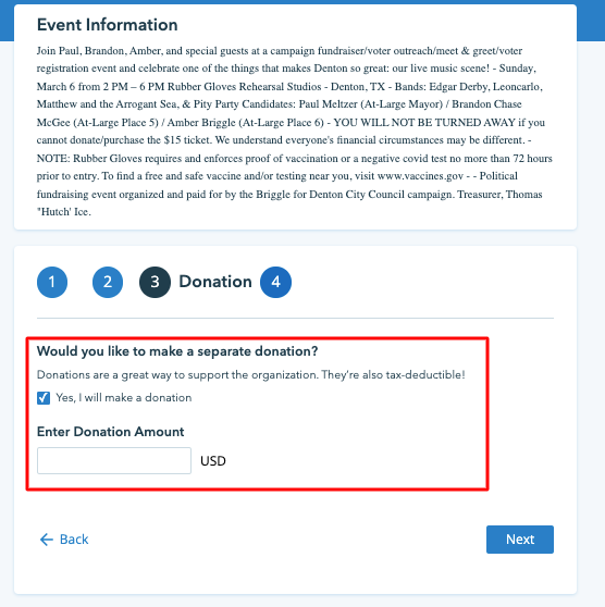 event ticketing software for nonprofits