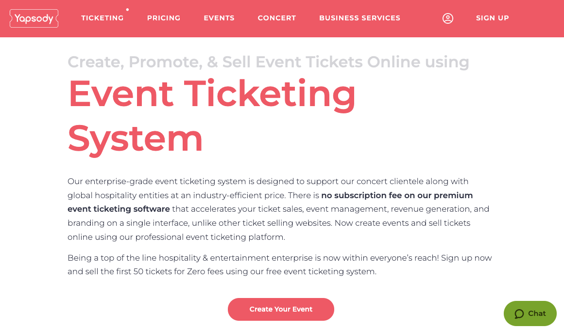 event ticketing for charities