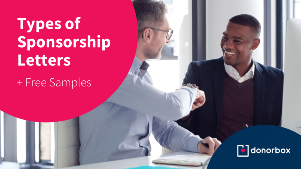 5 Types of Nonprofit Sponsorship Letters [Free Samples + Tips]