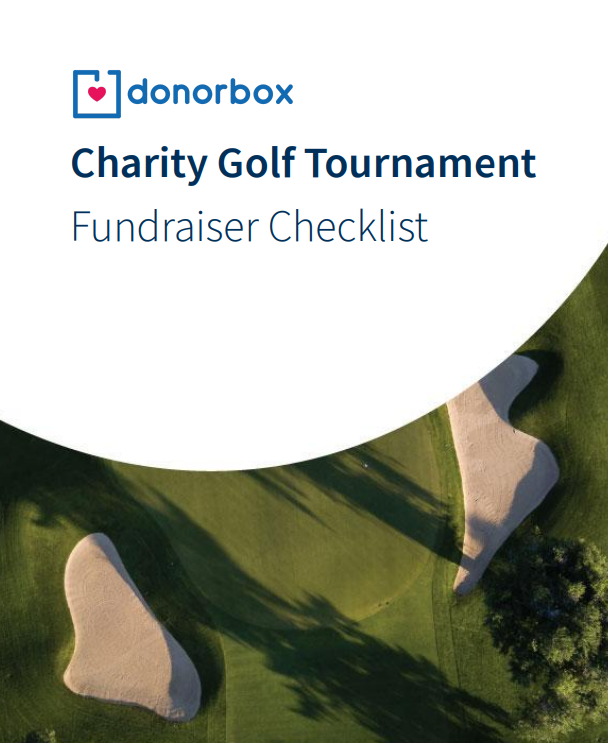 golf tournament fundraiser checklist