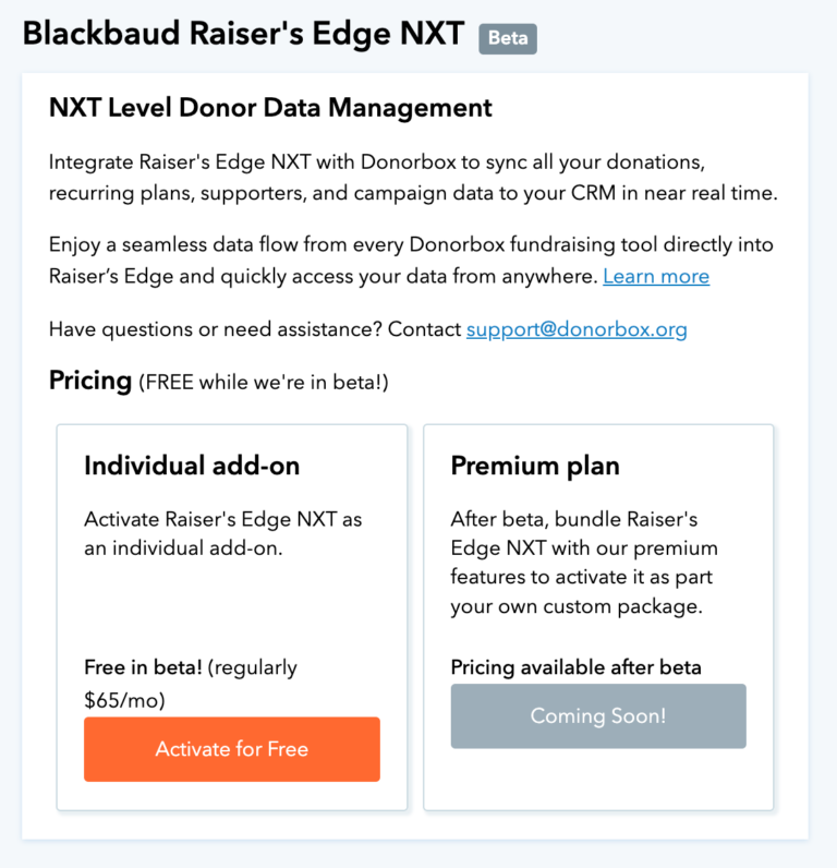 Donorbox Blackbaud Raiser s Edge NXT A Powerful Integration