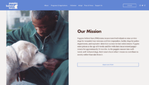 Puppies Behind Bars homepage