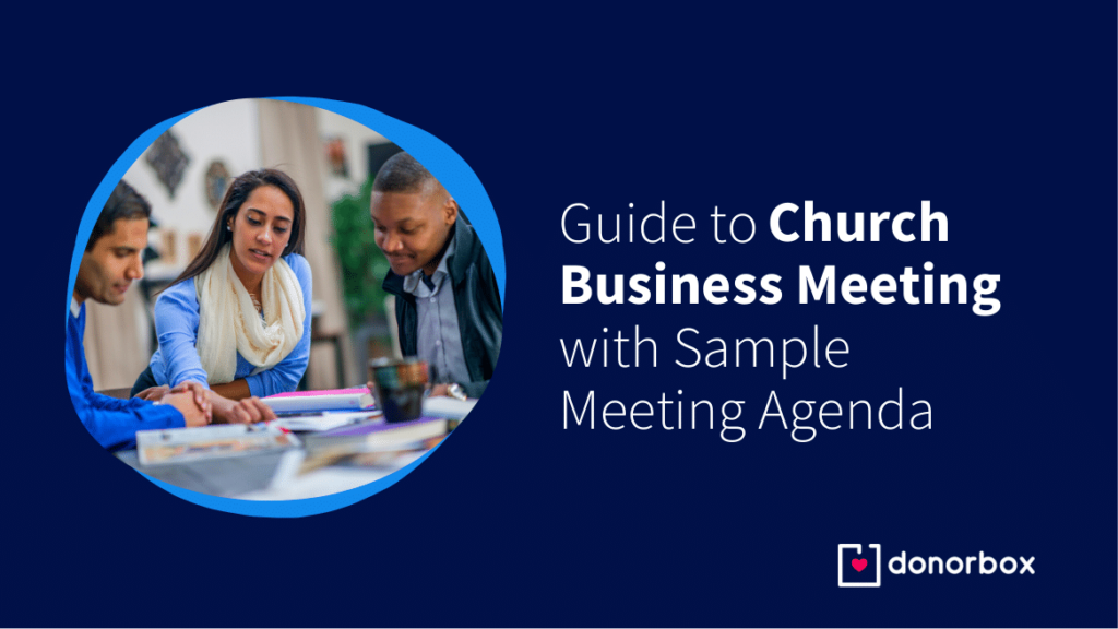 Church Business Meeting The Ultimate Guide Sample Meeting Agenda 