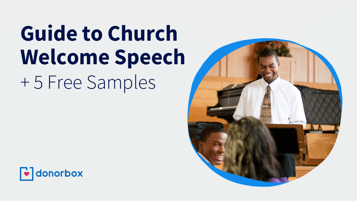 how do you write a welcome speech for a church anniversary
