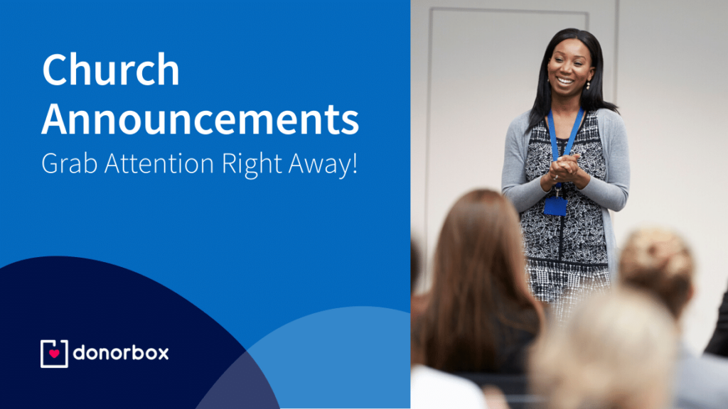 Church Announcements – Grab Attention Right Away (+ Templates)