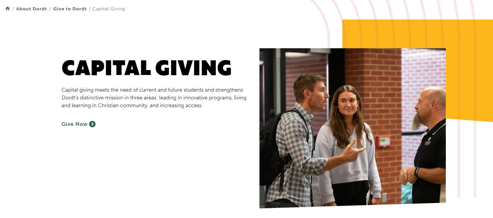 nonprofit landing page examples