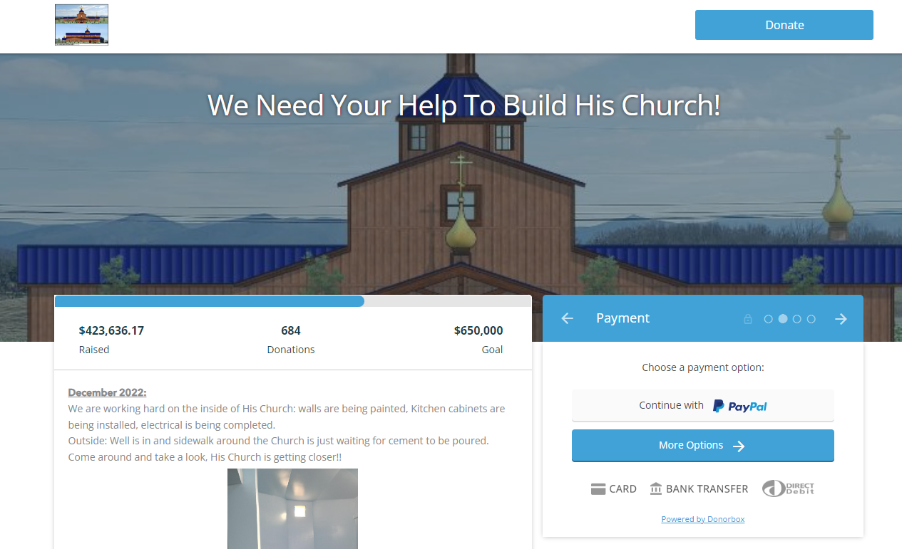 digital church donation box