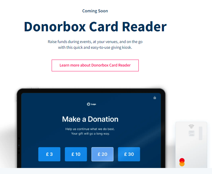 donorbox card reader app