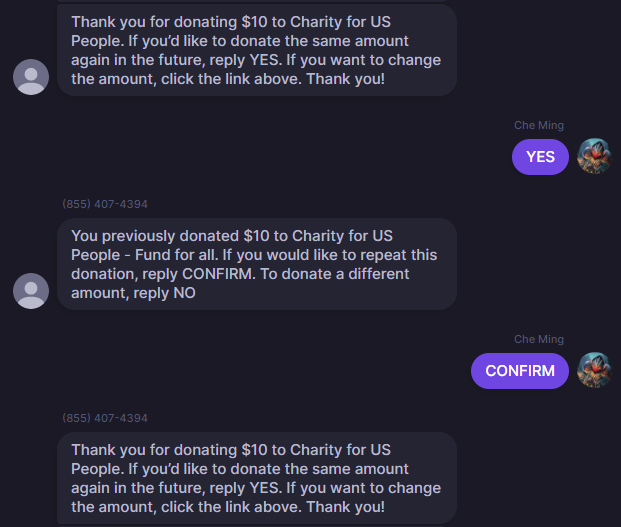 donorbox text-to-give