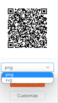 download format of donorbox qr code
