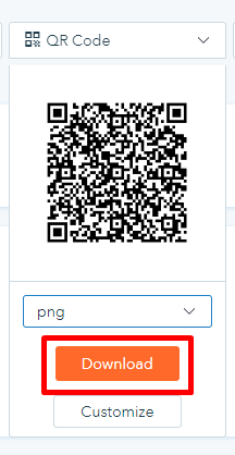 downloading donorbox qr code