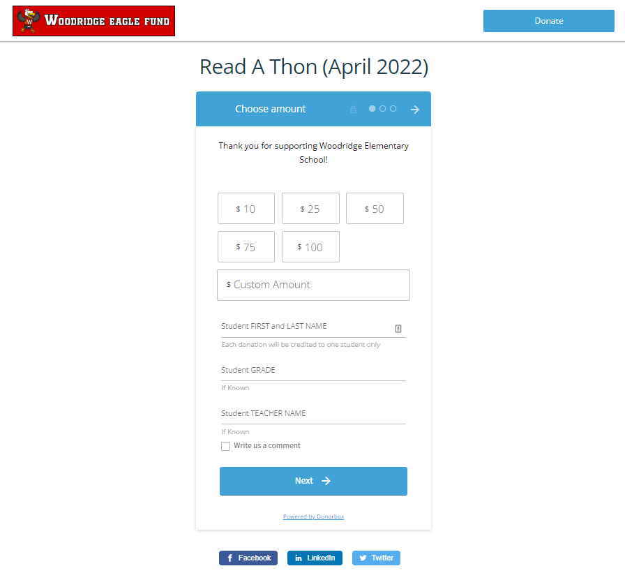 read a thon example