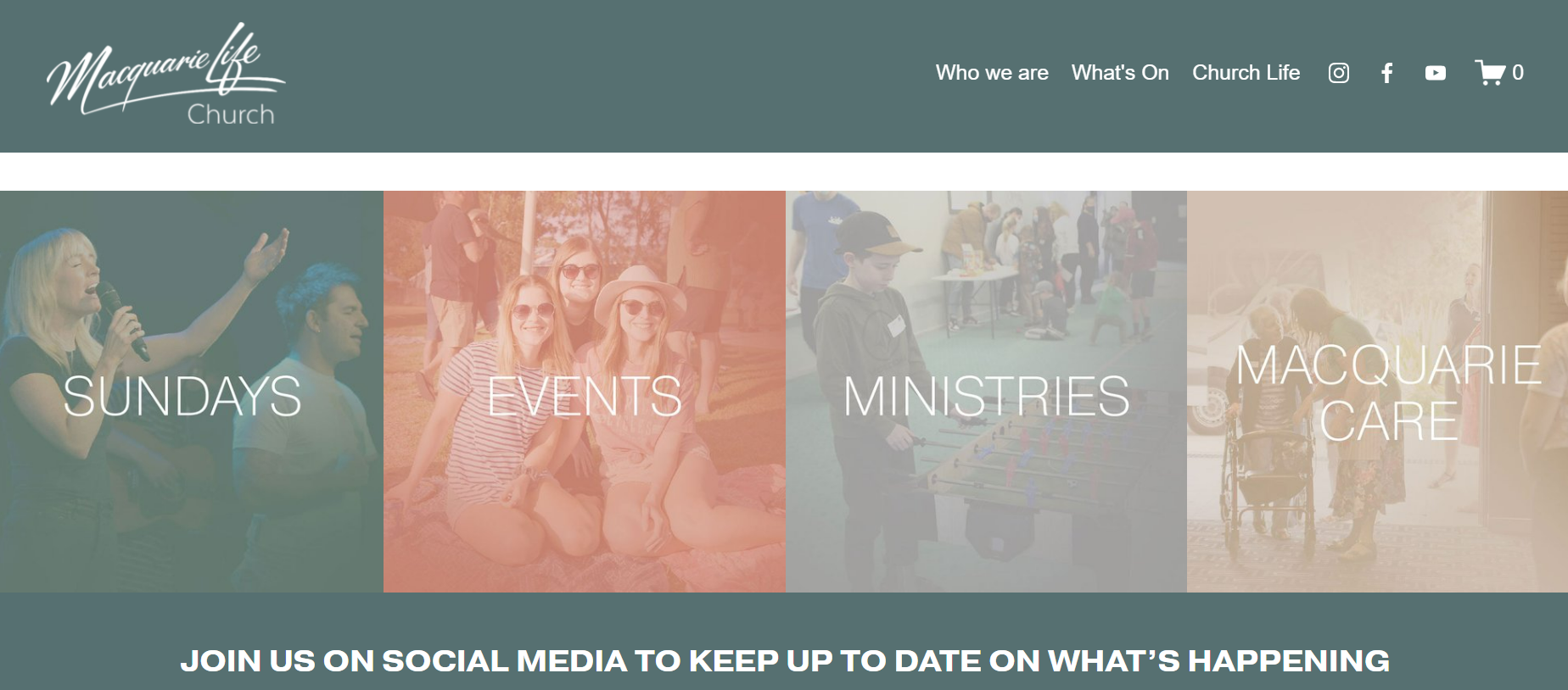 Macquarie Life Church website