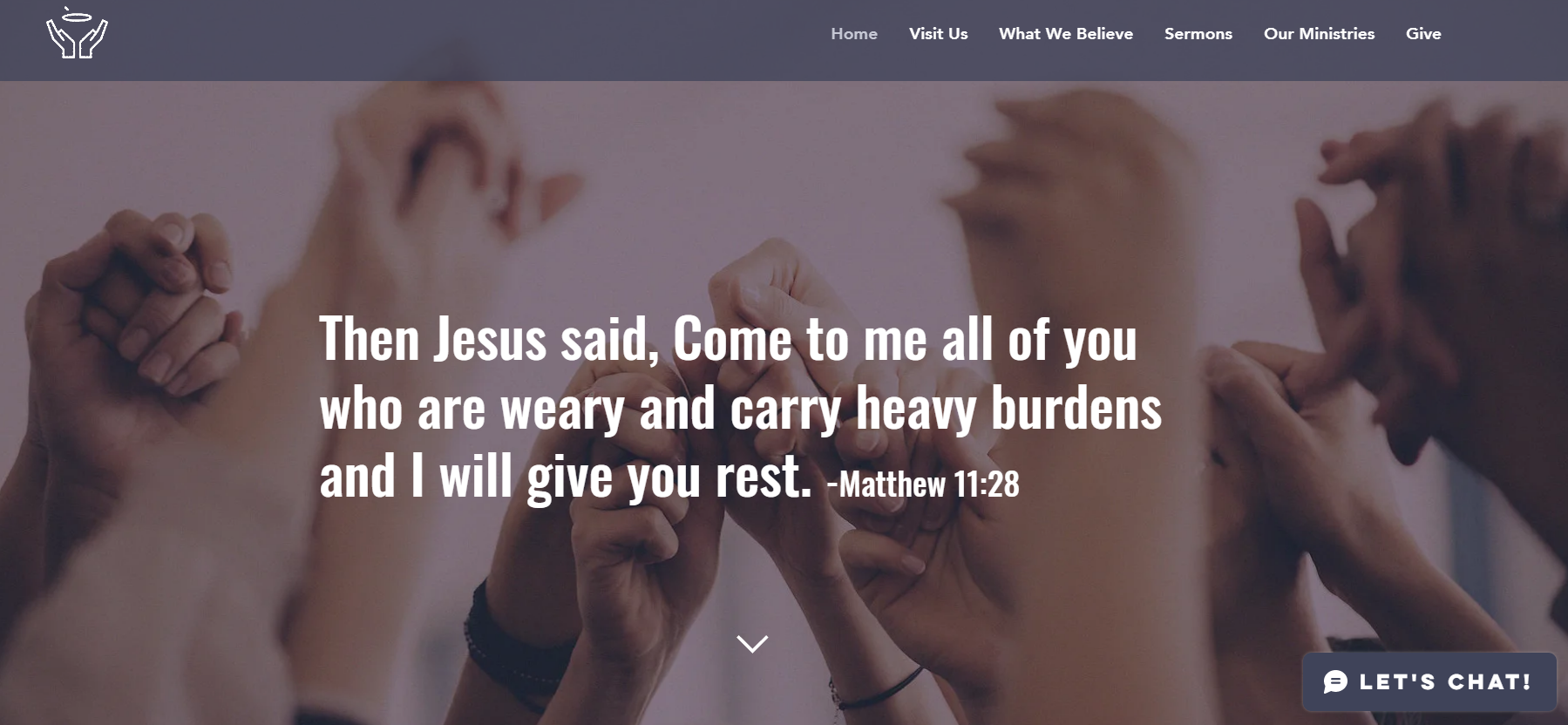 church website example