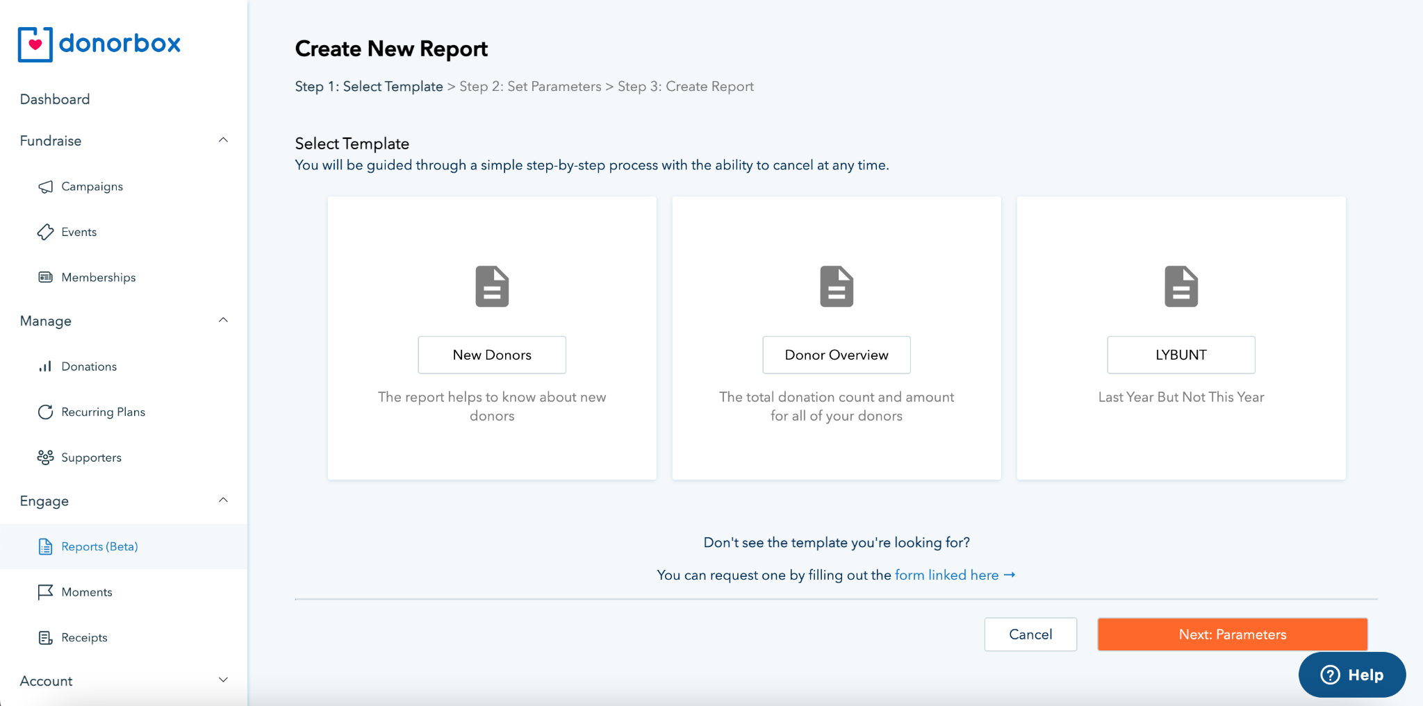 creating donor reports on donorbox