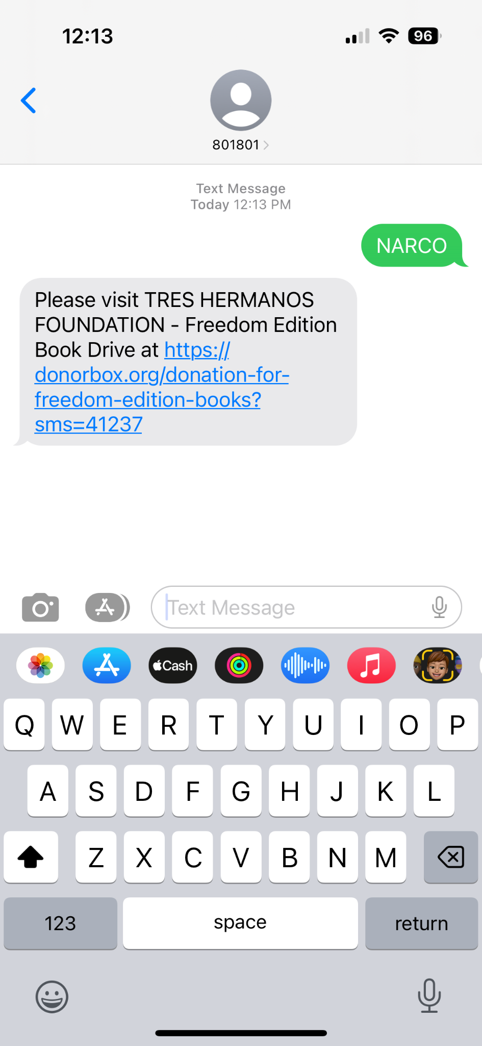 how text to give works