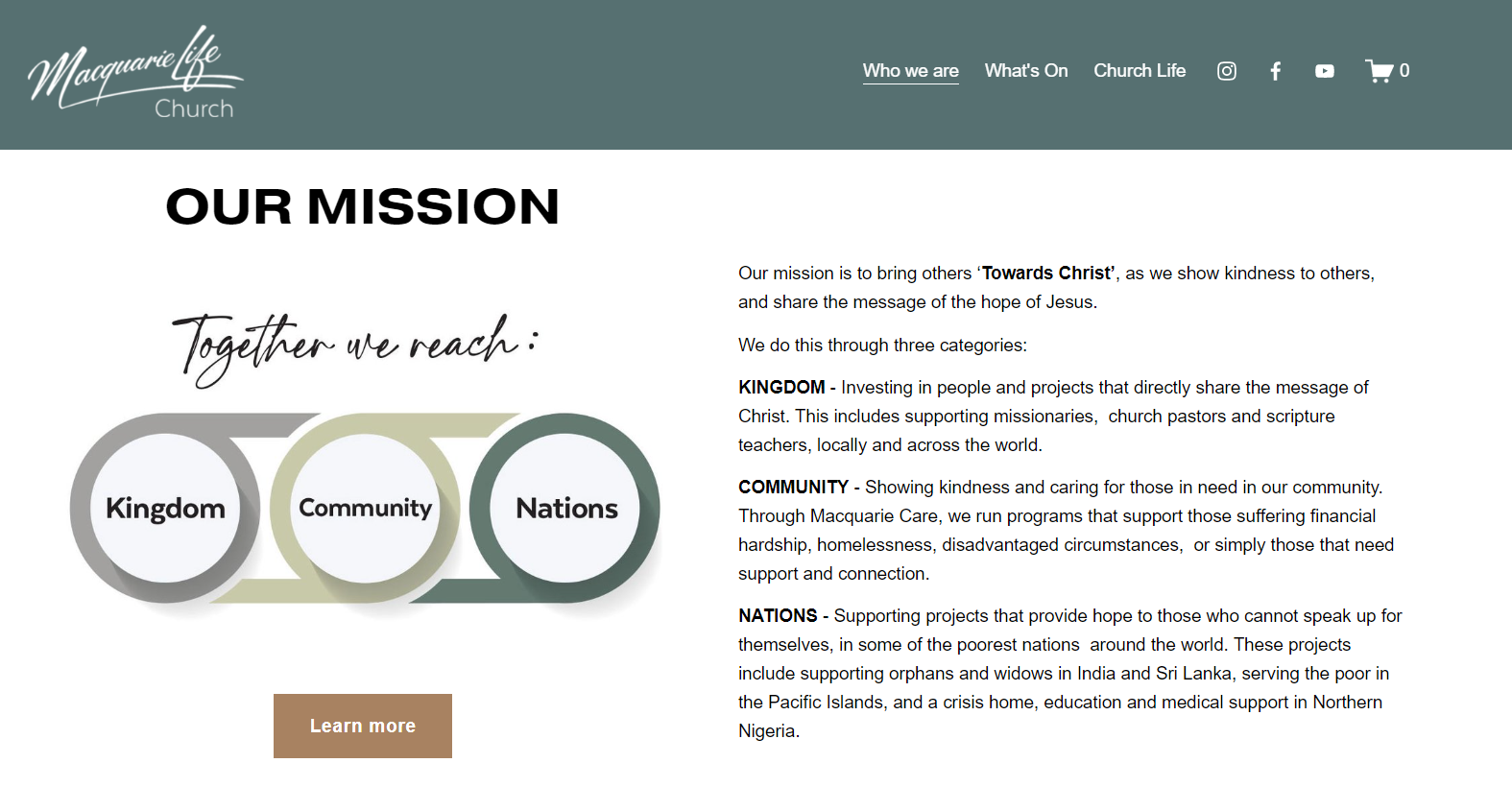personal mission statement for catholic education