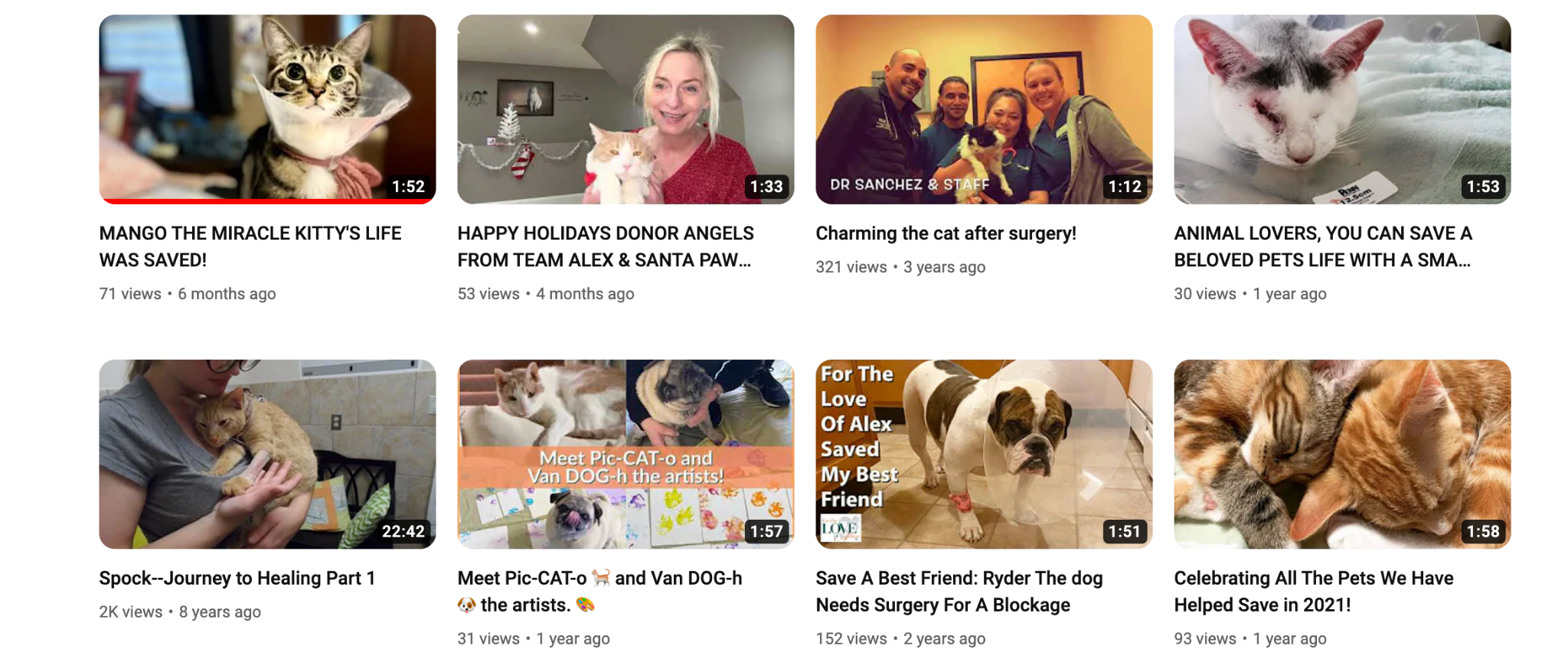 youtube content examples for nonprofits