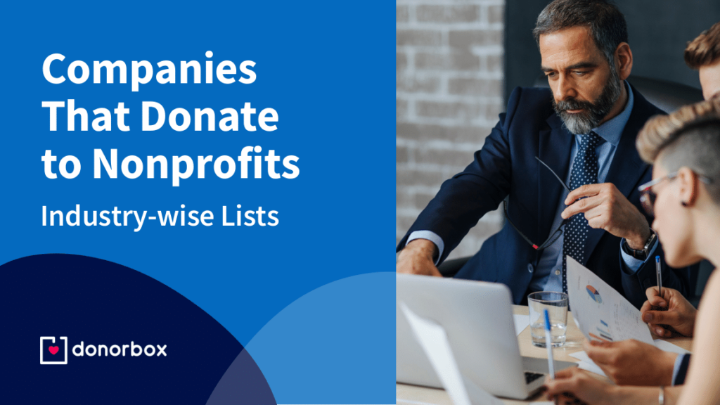 20 Companies That Donate to Nonprofits (Industry-wise Lists)
