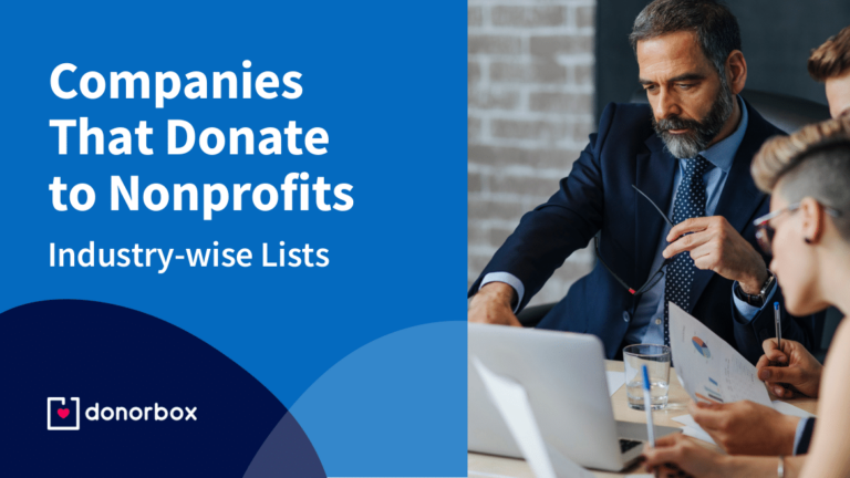 20 Companies That Donate To Nonprofits (Industry-Wise Lists)