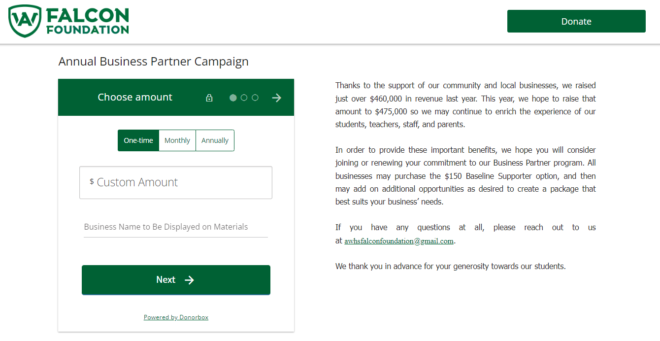 corporate partnership campaign example