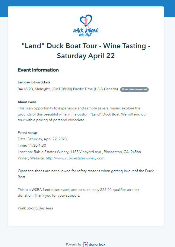 wine tasting event sponsorship example