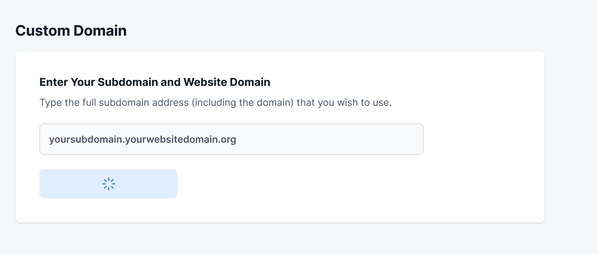 getting started with donorbox custom domain