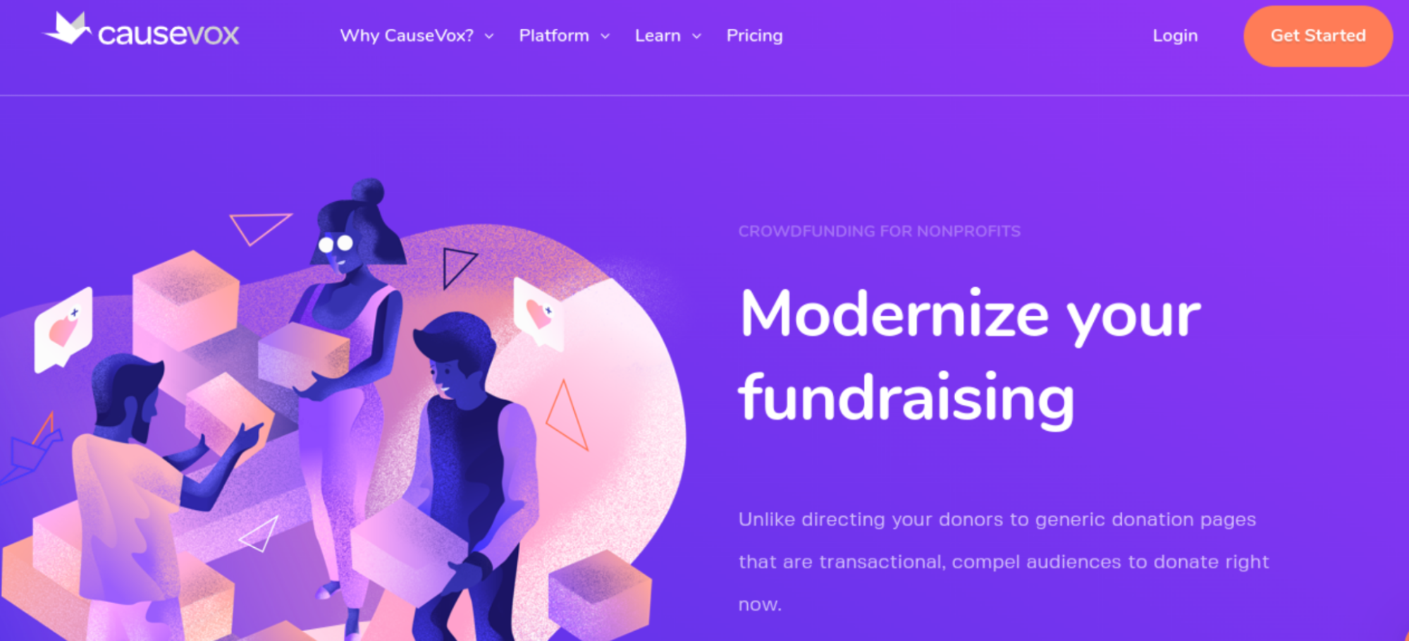 CauseVox Crowdfunding site for nonprofits