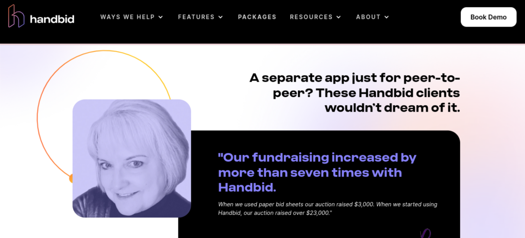 Handbig mobile auction platform plus crowdfunding