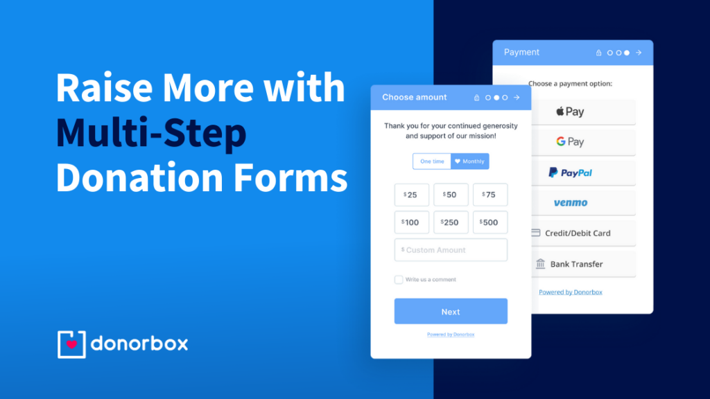 Raise More with Multi-Step Donation Forms