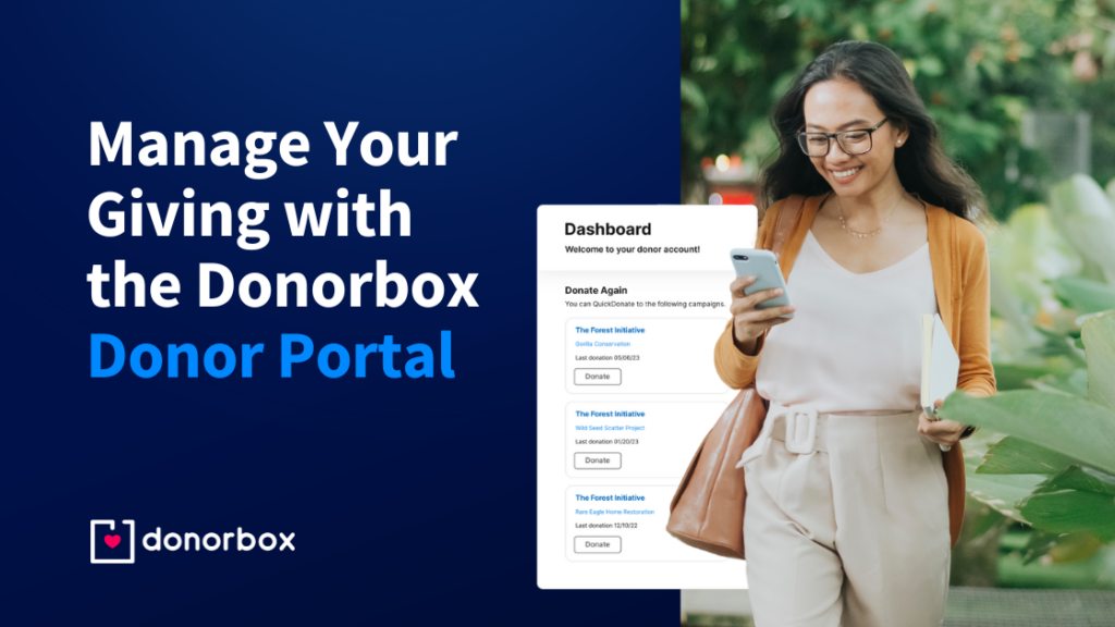 Manage Your Giving with the Donorbox Donor Portal