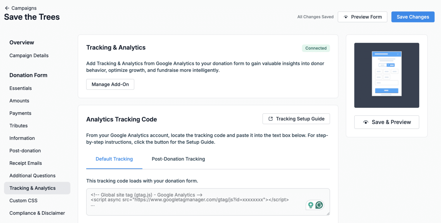 Gain Valuable Insights With Donorbox Tracking & Analytics