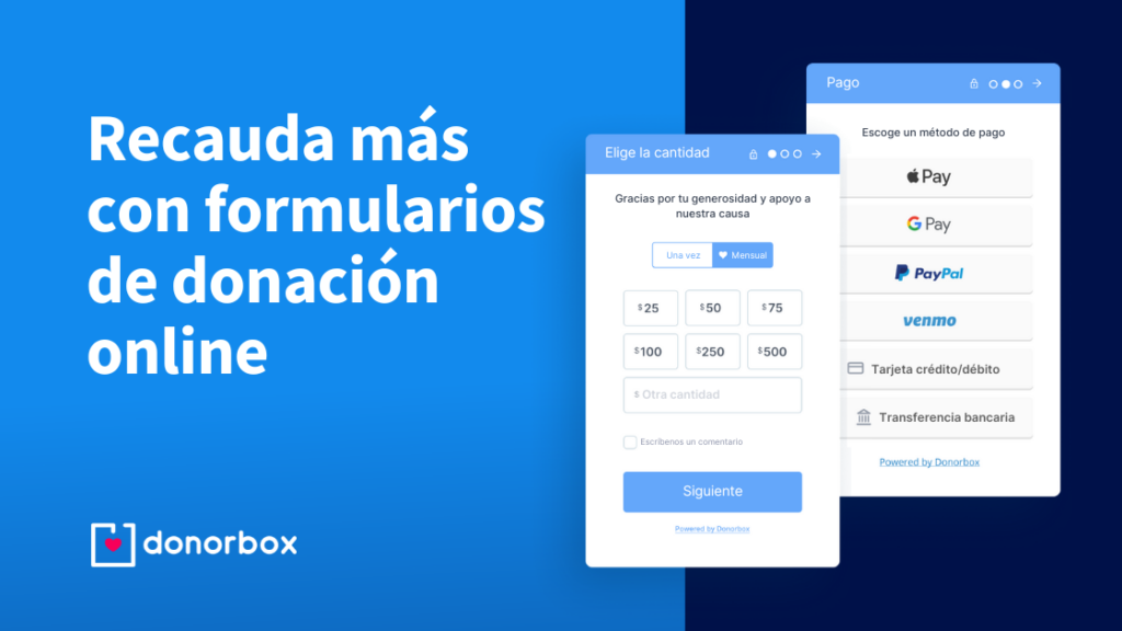 Recauda más con un formulario de donación online