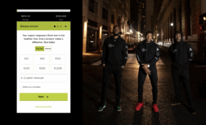 Screenshot of For Black Men Health's Donorbox-powered Donation Form