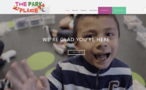 Screenshot of The Park Place's Homepage