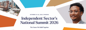 Independent Sector's National Summit Banner